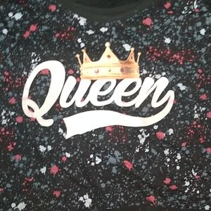 Womens crop long sleeve shirt